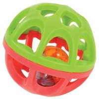 Playgo 初生嬰兒發聲魔力球(紅綠色)